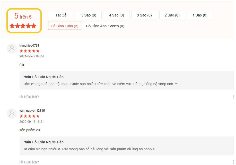 đánh giá 10 máng vữa xanh anh quân shopee