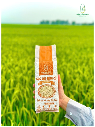 gạo lứt séng cù túi hút chân không 1kg đóng gói sạch
