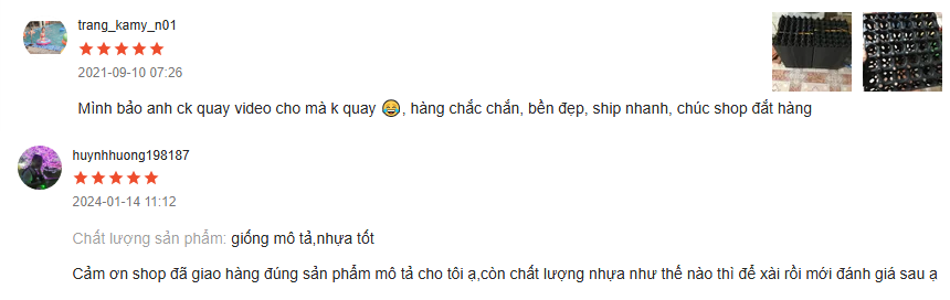 đánh giá về 50 khay đựng trứng trên shopee