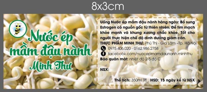 Nước ép (Sữa) mầm đậu nành Minh Thư