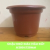 Chậu tròn AB280 Màu Nâu Đất Đường Kính 24cm