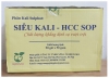 1 Hộp 50 Gói Phân Kali Sulphat: HCC SOP Siêu Kali (50%K2O), Giúp Cây Ra Hoa, Đậu Quả, Trỗ Thoát, Múp Bắp, Mẩy Hạt, To Quả, To Củ, Vào Ngọt Nhạnh, Mã Sáng Đẹp, Khối Lượng: 50g/gói