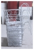 5 Giỏ Sắt Vuông 16x14cm - Màu TRẮNG - Dùng Treo Chậu Hoa Lan can Ban Công 