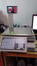 Cân siêu thị ATS-F5000 in mã vạch, cân tính giá , cân in tem, cân in mã vạch, cân tính tiền
