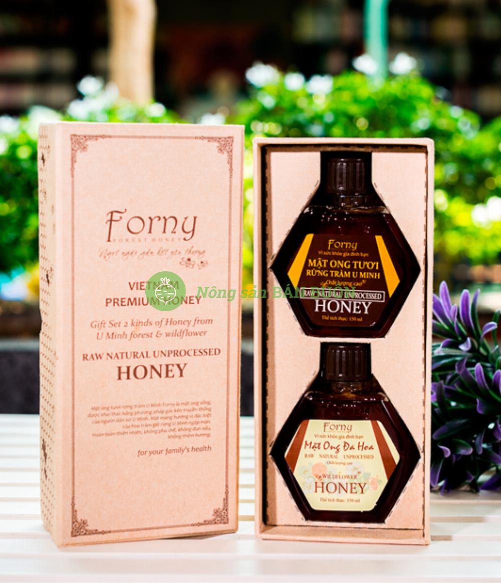 Bộ Honey Collection Mật ong tươi Rừng tràm U Minh và Mật ong tươi Đa hoa 150ml – FHC150