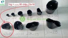 Chậu Nhựa Mềm Ươm Cây 23x18 – Dẻo Dai, Giá Rẻ, 1kg ≈ 80 Chậu
