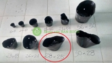 Chậu Nhựa Mềm Ươm Cây 28x25 – Nhẹ, Dẻo, Bền | 1kg ≈ 38 Chậu