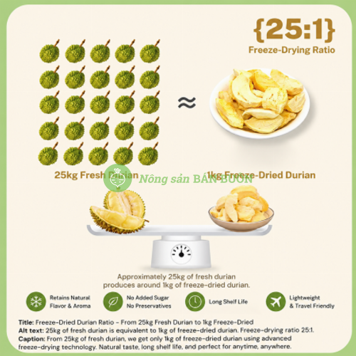 Durian Freeze-Dried vs Fresh Durian – What’s the Difference?