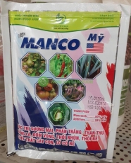 Combo 2 gói Manco, tổng 100g, đặc trị sương mai, phấn trắng, thán thư, vàng lá, đốm vòng, thối nhũn, thối rễ, chết thắt cây non, lở cổ rễ