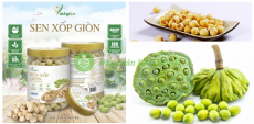 Crispy Vacuum-Fried Lotus Seeds – Natural Sweetness & Crunch