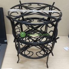 5 Kệ Sắt Đỡ Chậu Hoa Nhựa - ĐK 21.5cm, Cao 10.5cm