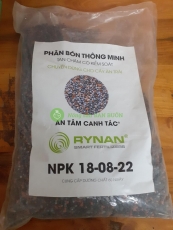 Phân bón thông minh RYNAN NPK 18-08-22, Trọng lượng 5kg, Chuyên dùng cho CÂY ĂN TRÁI, Tan chậm có kiểm soát, An tâm canh tác