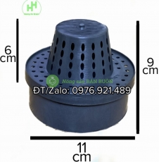 COMBO 10 Cốc điều hòa thông minh loại nhỏ 9x11x6cm màu ĐEN - Phụ kiện trồng Lan thông minh cho HOA PHONG LAN