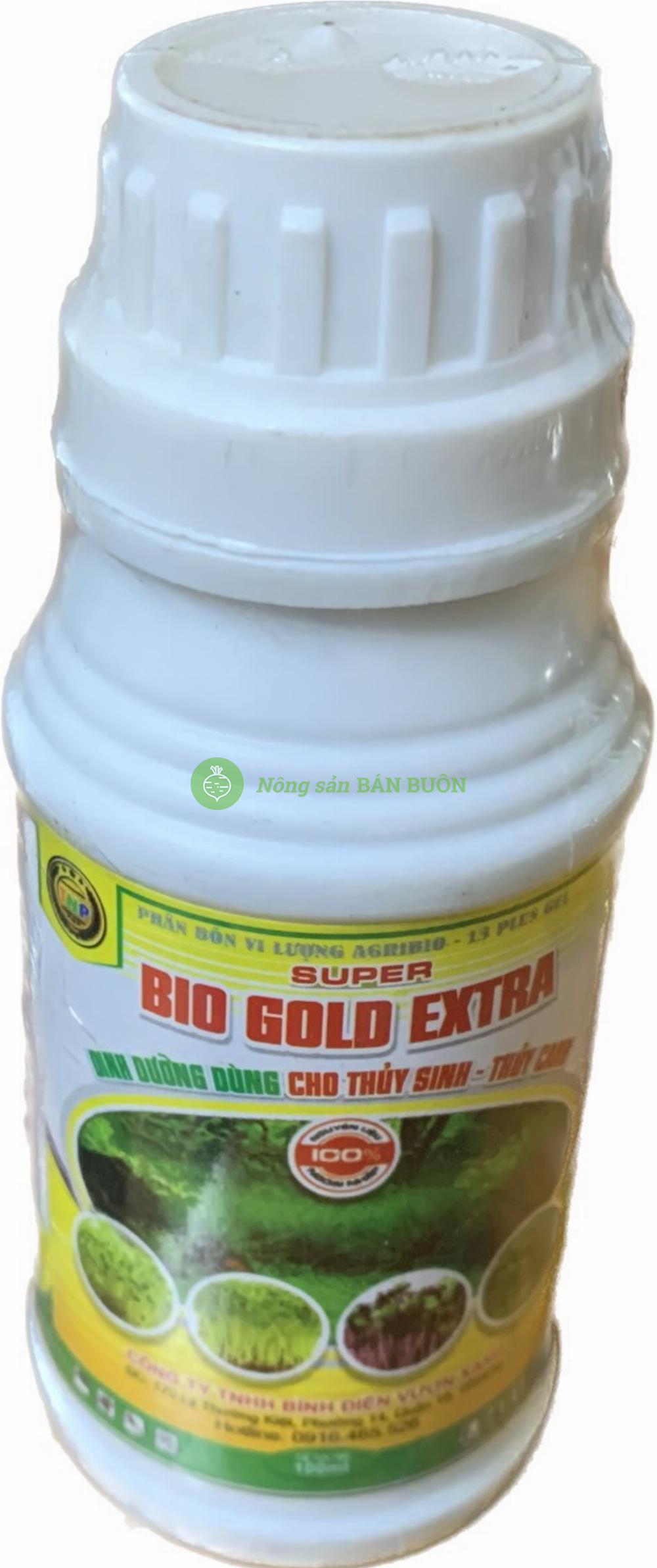 Phân bón vi lượng AGRIBIO - 13 PLUS GEL - SUPER BIO GOLD EXTRA 100ml - Dinh dưỡng dùng cho Thủy sinh - Thủy cảnh