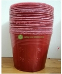 3kg chậu nhựa mềm ươm cây 26x21 - Bịch, Túi bầu 26x21; 3kg = 123 chậu 26x21 - Màu Đỏ; GIÁ TỐT CẬP NHẬT 2023