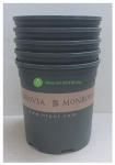 5 Chậu Nhựa MONROVIA 1,5Gal CN màu XANH, KT: 20x20 (Rộng X Cao) cm
