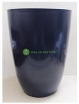 5 Chậu Nhựa Bom Trơn 300x400, KT:  30x40 (ĐK Miệng x Cao) Cm, Hình Tròn, Màu Đen Trồng Hoa, Cây Cảnh, Sản Xuất: Binh Thuan Holdings