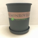 Bộ Chậu Nhựa Trồng Hoa Cây Cảnh MONROVIA 3Gal CN (Chậu + Đĩa) 