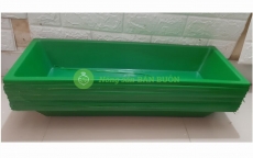10 Máng/Khay Nhựa Làm Mát Cho Lan, Máng Ăn, Uống Cho Lợn, Gà, Kích Thước 60x24x10Cm