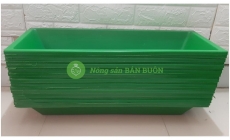 20 Máng/Khay Nhựa Làm Mát Cho Lan, Máng Ăn, Uống Cho Lợn, Gà, Kích Thước 60x24x10Cm