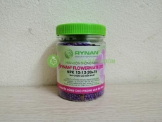 PHÂN BÓN THÔNG MINH RYNAN FLOWERMATE 220 NPK 12 - 12 - 20 + TE TAN CHẬM CÓ KIỂM SOÁT CHAI 150G