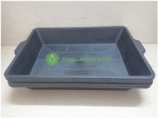 5 Khay Nhựa Bình Thuận Plastics – Máng Vữa, Máng Đa Năng, Đựng Nước Làm Mát Cho Lan, Thức Ăn Gia Súc, Nuôi Trùn Quế (52x38x9 cm)