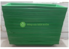 50 Máng Nhựa Chăn Nuôi & Làm Mát Cho Lan – Khay Ăn Uống Cho Lợn, Gà | Kích Thước 60x24x10cm | Bền, Đa Năng, Giảm Rơi Vãi!