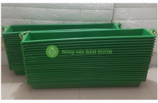 40 Máng Ăn Uống 65x12.5x7cm – Khay Nuôi Gà, Chim, Chim Cút, Khay Nhựa Bền, Đẹp, Chống Rơi Vãi