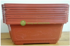 10 Ang 380x280x160 Hình Chữ Nhật Màu Nâu - Sản Xuất Bởi NHỰA BÌNH THUẬN