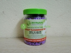 PHÂN BÓN THÔNG MINH RYNAN FLOWERMATE 200 NPK 31 - 08 - 08 + TE TAN CHẬM CÓ KIỂM SOÁT CHAI 150G