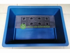 KHAY NHỰA TRỒNG RAU KÍCH THƯỚC 47X33X16CM - MÀU XANH - BÁN SỈ, BÁN BUÔN, BÁN LẺ,