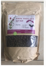 Phân Trùn Quế Hạt Mận Ép Cở Chuyên Dùng Cho Hoa Hồng Hoa Lan Hoa Trồng Chậu Khối Lượng 1kg