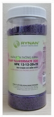 Phân bón thông minh tan chậm có kiểm soát Rynan Flowermate 220 NPK 12-12-20+TE, chuyên dùng cho hoa Phong Lan lúc ngủ nghỉ và ra hoa, Khối Lượng: 1,36kg