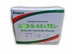 Thùng 300 GÓI 40G HỢP TRÍ HK NPK 7-5-44+TE, RA HOA SỚM, Hoa Trổ Đều, Đồng Loạt