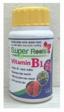 Phân Bón NPK Sinh Học Super Roots Vitamin B1, Kích Rễ, Kích Mầm, Quang Hợp Mạnh, Hấp Thụ Phân Bón Nhanh, Giữ Hoa Lâu Tàn, Thể Tích: 100ml