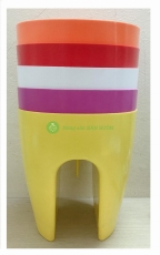 5 Chậu Kẹp Ban Công ĐK 30.5 cm Trồng Hoa Cây Cảnh Nhiều Màu Bình Thuận Plastic