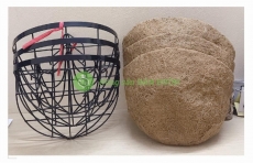 ComBo 3 Giỏ Treo Sắt Ốp Tường Đi Kèm Với Miếng Lót Sơ Đừa