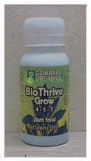 Bio Thrive Grow 4-3-3, Thể Tích: 50ml cho vi khuẩn sống hòa hợp với cây, cung cấp dinh dưỡng thiết yếu tạo ra sự phát triển dinh dưỡng ra hoa đậu quả.