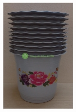 10 Chậu Nhựa Tròn Trồng Cây BB 280x260 CN (28x26 cm) – Nhẹ, Bền, Đẹp