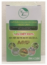 Chế Phẩm Hoa Lan Cây Cảnh Ngọc Linh A4VIP, Tiêu Diệt 100% Rầy, Rệp, Bọ Trĩ, Bọ Xít, Sâu Ăn Lá, 20ml x 2 Chai