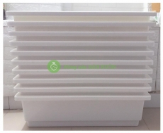 10 Máng Đại Trắng, HCN, KT 67X24X19Cm - Màu Trắng - Trồng Rau, Trồng Hoa, Cây Cảnh 
