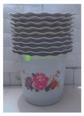 10 Chậu Nhựa Trồng Hoa, Cây Cảnh Hình Tròn BB 320x270 CN