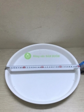 10 Khay Đĩa Lót Đế Chậu DIA400 Binh Thuan Plastics - Màu Trắng
