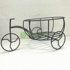 GIỎ SẮT Để Bàn Kê Chậu Hoa Hình Xe Đạp - Màu Đen, Thiết Kế Mới, Sang Trọng Tôn Lên Vẻ Đẹp Ngôi Nhà Bạn!!!
