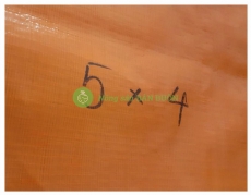 Bạt Che Nắng Mưa Công Trình PE Cam Xanh 5x4M - Bền, Chống Thấm, Giá Rẻ