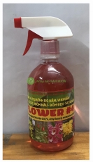 Chế phẩm hữu cơ trị nấm, vi khuẩn chuyên dùng cho hoa, cây cảnh FLOWER 4, thể tích: 500ml