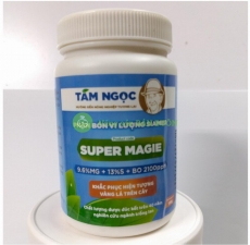TÁM NGỌC - Phân bón vi lượng SIAMB3 SUPER MAGIE 9.9%MG + 13%S + 2100ppm, khắc phục hiện tượng lá vàng tên cây 100gr.