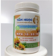 TÁM NGỌC - Phân bón NPK bổ sung vi lượng BUMPER NPK 10-55-10+TE, ra hoa nhanh, vừa ra hoa - vừa ra rễ 100gr