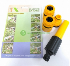 Bộ Vòi Tưới Đa Năng, Vòi 4 món, tưới cây, rửa xe, bền bỉ, an toàn và thân thiệt với môi trường